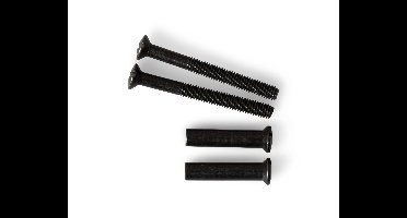 DX 2 Patentboutjes m4x38 mm met hulsjes - zwart