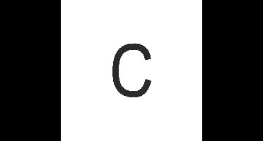 Intersteel Huisletter 100mm - mat zwart