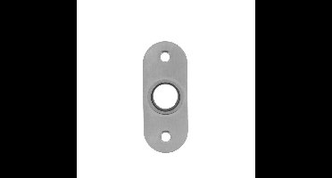 P&E P+E krukrozet met easyfix lager roestvast staal afgerond