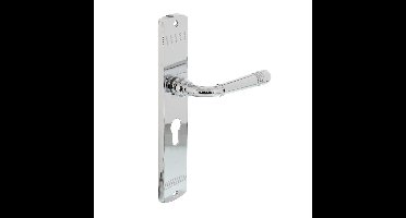 Intersteel Deurkruk Helena op langschild profielcilindergat 55mm - chroom