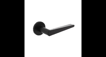 Intersteel Deurkruk Tiga op rozet ø51x5mm - mat zwart