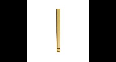 Intersteel stangenset 2x125cm tbv pomp-espagnolet - messing ongelakt