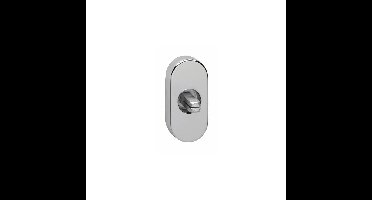 Intersteel Basisplaat tbv raamkruk draaikiep hals ø18mm - chroom