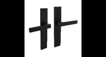 Intersteel Deurkruk Hera op schild blind - mat zwart