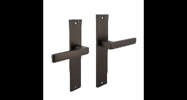 Intersteel Deurkruk Hera op schild blind - antraciet