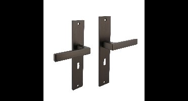 Intersteel Deurkruk Hera op schild sleutelgat 56mm - antraciet