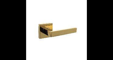 Intersteel Deurkruk Hera op vierkant rozet - PVD messing