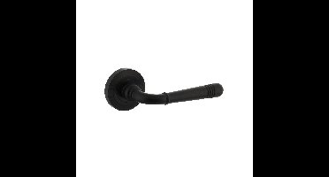 Intersteel Deurkruk Helena op rozet - mat zwart