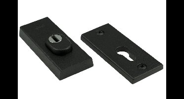 DX Veiligheidsrozet rechthoek SKG3 met kerntrekbeveiliging aluminium/zwart