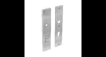 Intersteel Veiligheidsschilden SKG3 rechthoekig doorgaand PC72mm kerntrekbeveiliging - RVS