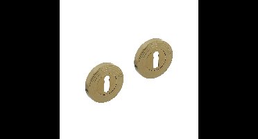 Intersteel sleutelrozetten met rillen - PVD messing