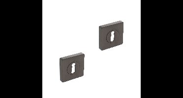 Intersteel sleutelrozetten vierkant 55x55x10mm - antraciet