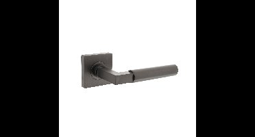 Intersteel Deurkruk Bau-Stil op vierkant rozet - antraciet