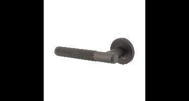 Intersteel Gatdeel links deurkruk Rombo op rozetø53x8 - antraciet