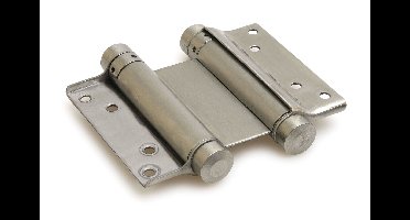 DX Bommer scharnier dubbelwerkend 30/100 mm deurdikte 25-30 mm - blank verzinkt