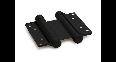 DX Bommer scharnier dubbelwerkend 29/75 mm deurdikte 18-25 mm - zwart