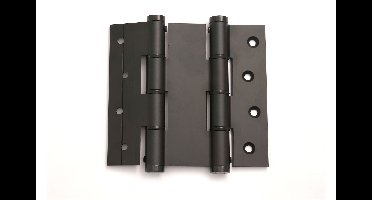 DX Deurveerscharnier dubbelwerkend 120/40mm - zwart