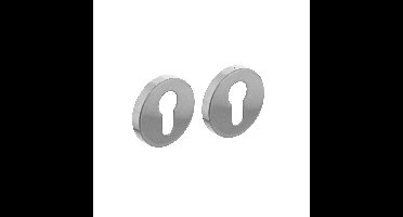 Intersteel cilinderrozetten verdekt ø53x9mm - RVS