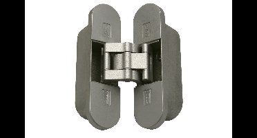 DX Onzichtbaar scharnier 3D verstelbaar 111x29 mm - nikkel