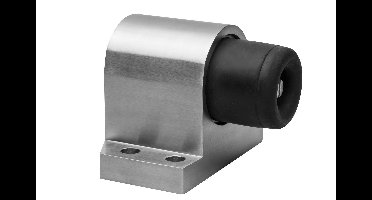DX Deurstopper Robusto vloermodel met geveerde stootbuffer - RVS