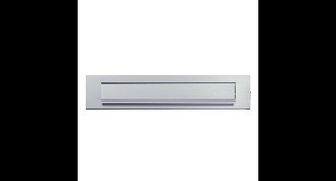 AXA AXA briefplaat recht - aluminium naturel