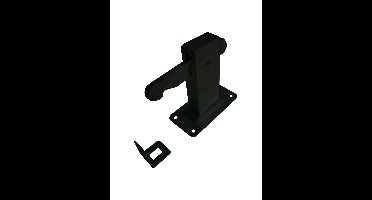 DX Deurvastzetter HD vloermodel - zwart