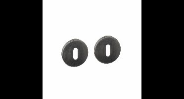 Intersteel sleutelrozetten verdekt ø52x6mm - PVD antraciet