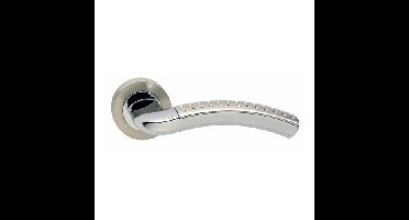 Intersteel Deurkruk Sharon op rozet - chroom/nikkel mat