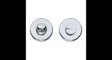 Intersteel Rozet met toilet-/badkamersluiting verdekt 49x7mm - chroom