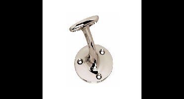 Intersteel Leuninghouder opschroevend hol zadel - nikkel glans