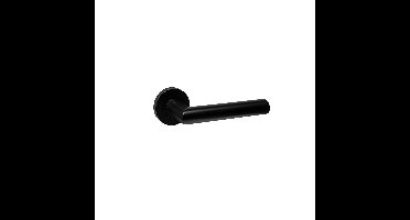Intersteel Sicura deurkruk op rozet - zwart