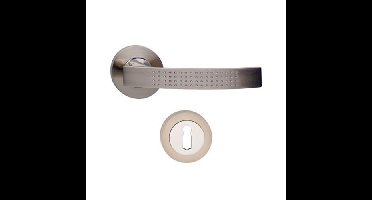 Intersteel Deurkruk William op rozet met sleutelrozetten - nikkel mat