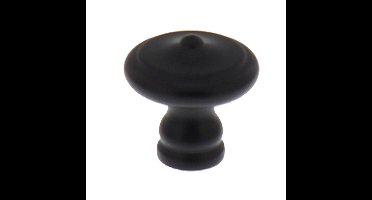 Intersteel Meubelknop met punt ø25mm - smeedijzer zwart