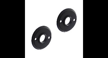 Intersteel Rozet schroefgat 50x5mm - mat zwart