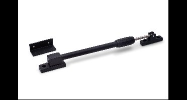 DX Telescopische raamuitzetter binnen- en buitendraaiend 30 cm - zwart