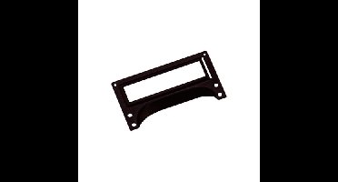 Intersteel Etiketgreep 73x43mm - mat zwart