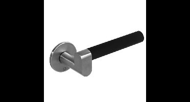 Intersteel Deurkruk Dock Black op rozet plat verdekt - RVS