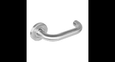 Intersteel Deurkruk Rond op rozet - RVS