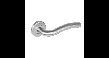 Intersteel Deurkruk Lisa op rozet - RVS