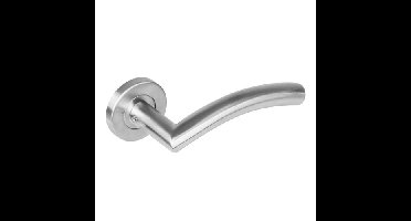 Intersteel Deurkruk Lisa 90° op rozet - RVS