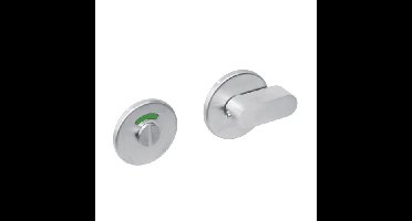 Intersteel toilet-badkamersluiting met comfortknop 53x5mm - RVS