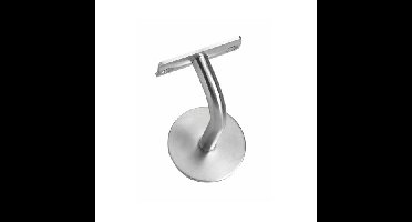 Intersteel Leuninghouder gebogen hol zadel - RVS