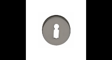 Intersteel Rozet met sleutelgat - antraciet titaan PVD