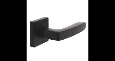 Intersteel Deurkruk Minos op vierkant rozet - mat zwart