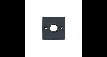Intersteel Rozet vierkant groot - mat zwart