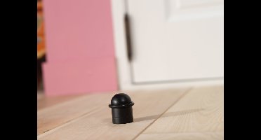 Intersteel Deurstop met ring - mat zwart