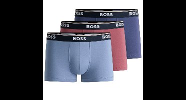 Boss Power boxershort - trunk 3-pack blauw-rood
