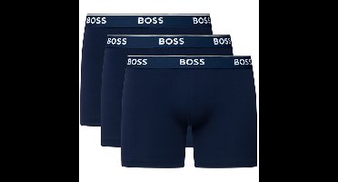 Boss boxershorts Power 3-pack donkerblauw