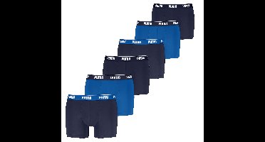 Puma Boxershorts 6-pack blauw