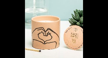 Impressions geurkaars - Love Ya (poederroze)